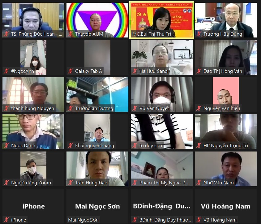 Khai giảng Online chương trình TNU - E.Learing ngày 15/6/2022