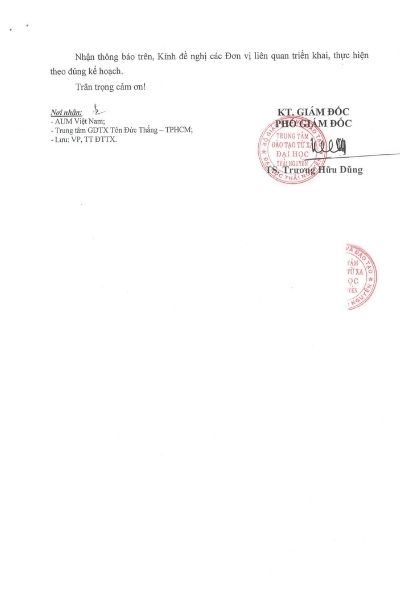 Thông báo nhập học Online TNU Hồ Chí Minh ngày 16/01/2022